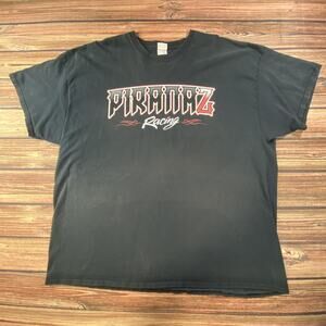 Piranaz Cygnus Racing Graphic T Shirt Mens 3XL Black NHRA Drag Racing Y2K Vtg